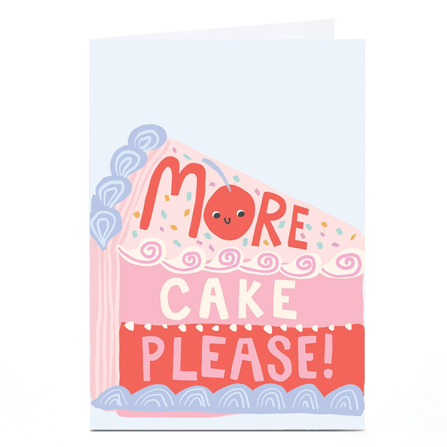 Personalised Birthday Card - Birthday Cake