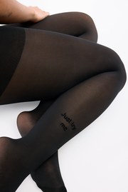 "Just Try Me" Sheer Rip-Resist Tights