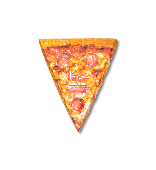 Kids 2-Pack Mini & Me Pizza Socks Gift Set