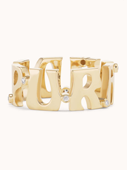 "Pura Vida" Eternity Nameplate Ring