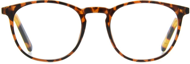 Women's Round Reading Glasses in Tortoise by Foster Grant | Jaylin | +1.00
