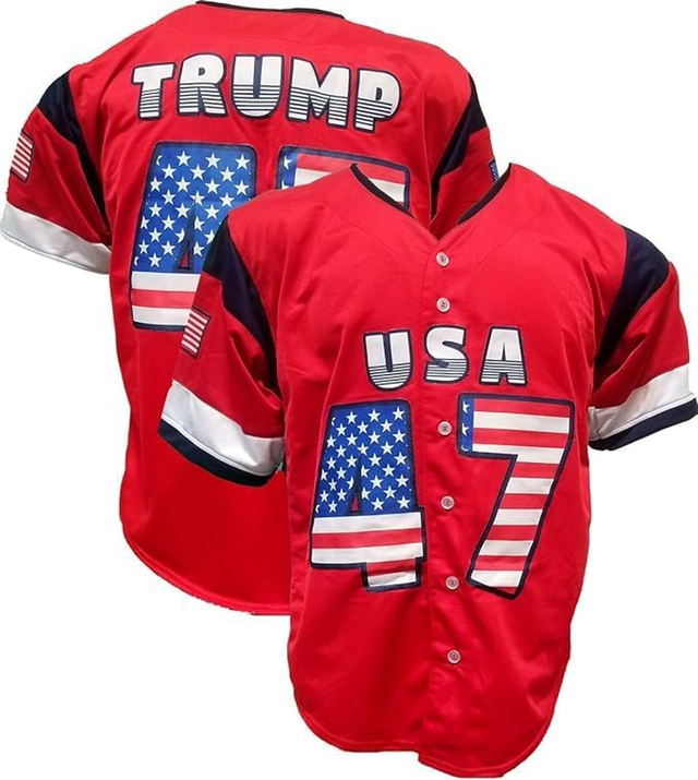 Custom Stitched Trump 47 Baseball Jersey 