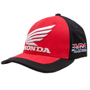 Honda HRC/Progressive TrueTimber Red and Black Stretch Fit Cap - White Logo