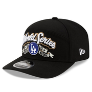 Men's Los Angeles Dodgers  New Era Black 2025 National League Champions Locker Room 9SEVENTY Adjustable Hat