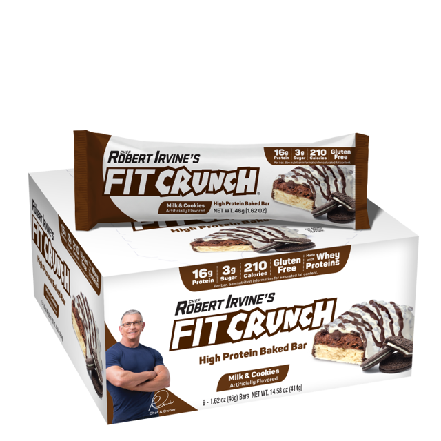 FITCRUNCH Milk & Cookies (9ct Snack Size)