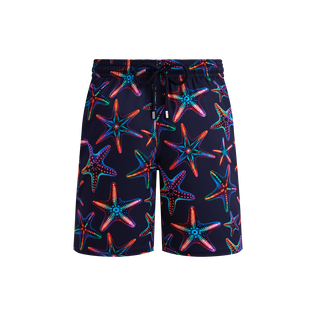 Men Long Stretch Swim Shorts Disco Stars