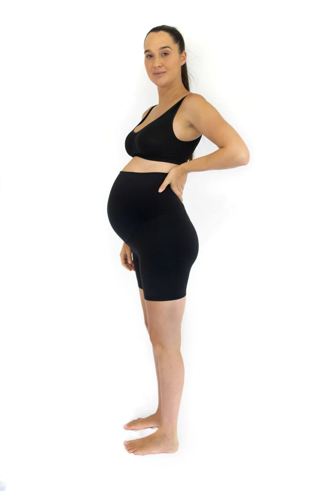 emama Maternity Bike Shorts - Black