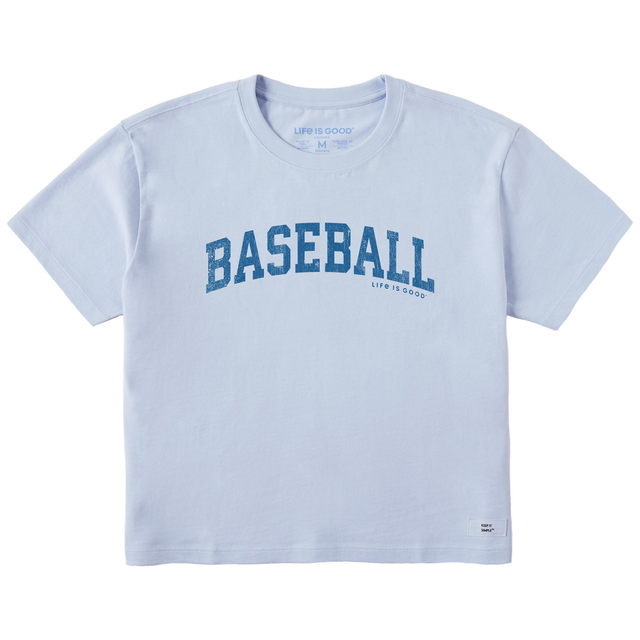 Women's Baseball Arch Short Sleeve Crusher Boxy Tee