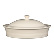 Linen Small 10 Inch Round Covered Casserole 1.4 Quart