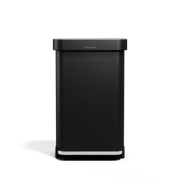 45L rectangular step can with liner pocket