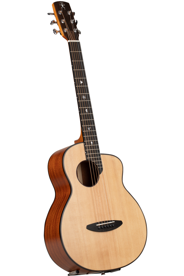 Music Travel Love Collaboration Series - MTL Clint (Sitka Spruce / Mahogany) Travel Size Guitar