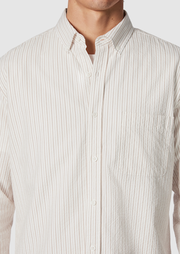 Dan Textured Stripe Casual Shirt