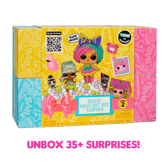 Deluxe Mega Gift Box Surprise Series 2 – Mystery Gift Box with 35+ Surprises and Over $65 Value