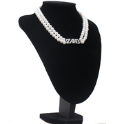 Hand Beaded Multi-layer Pearl Necklace
