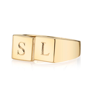 LANA DUO SIGNET RING