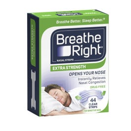 Breathe Right Nasal Strips Extra Strength Clear X 44