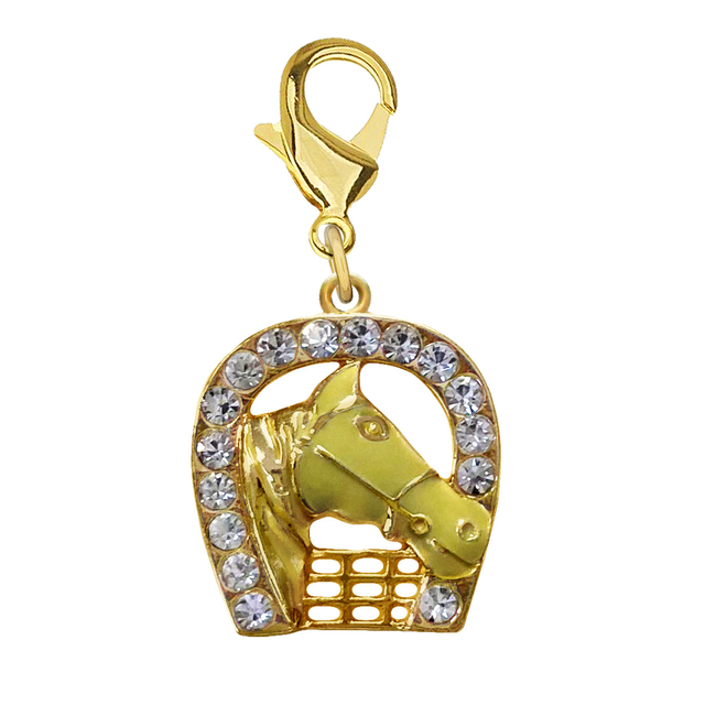 Gold Plated Horseshoe Charm