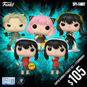 Pre-Order: Funko Pop! SPY x FAMILY S1: Super Bundle (Yor Chase Set PR + 3 Commons)