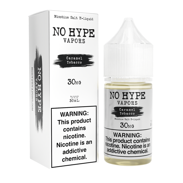 Caramel Tobacco by No Hype E-Liquid 30mL Salt Nic
