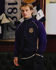 Spurs Heritage Navy Crest Zip Jacket