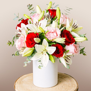 Always Near: Roses and Lilies