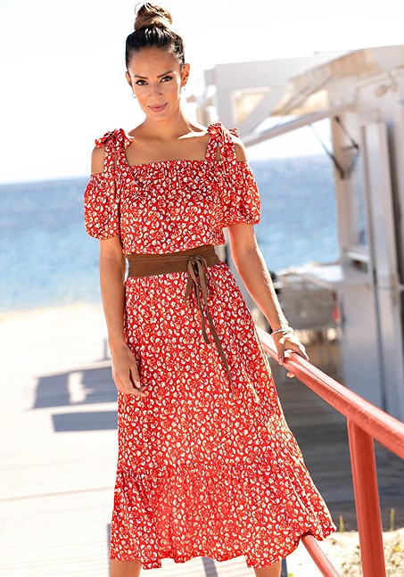 FLORAL PATTERN DRESS