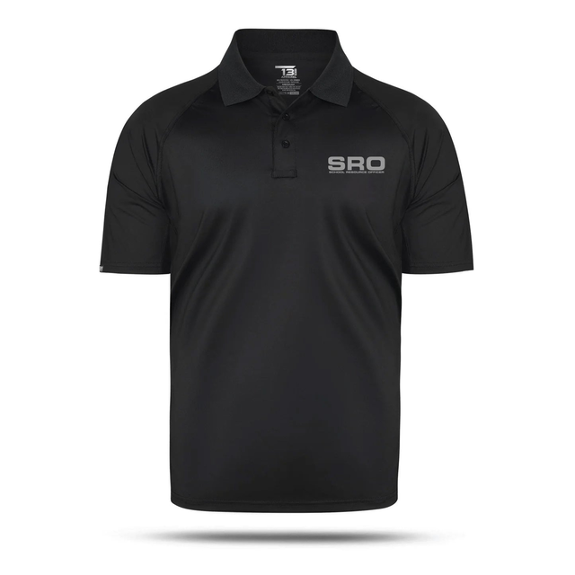 [SCHOOL RESOURCE OFFICER] Men's Performance Polo [BLK/GRY]