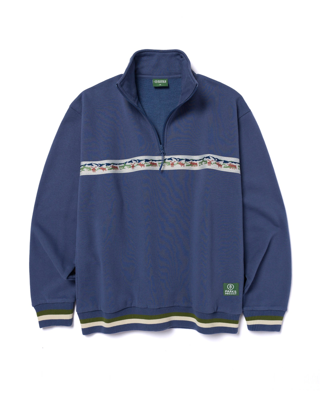 Acadia Moose Quarter Zip Fleece