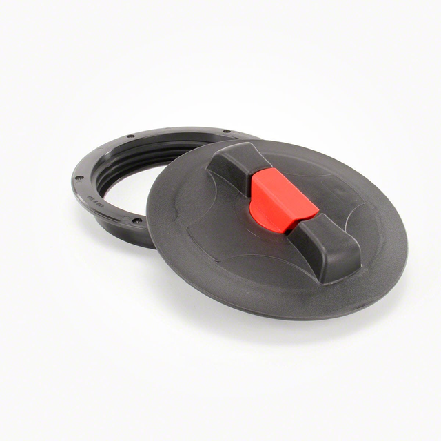 Hypro 8" Flat Surface Mounting Fixed Brthr Male-Threaded Tank Lid