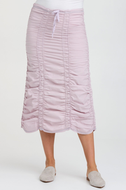 Double Shirred Panel Skirt