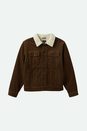 Cable Sherpa Lined Trucker Jacket - Pinecone Brown
