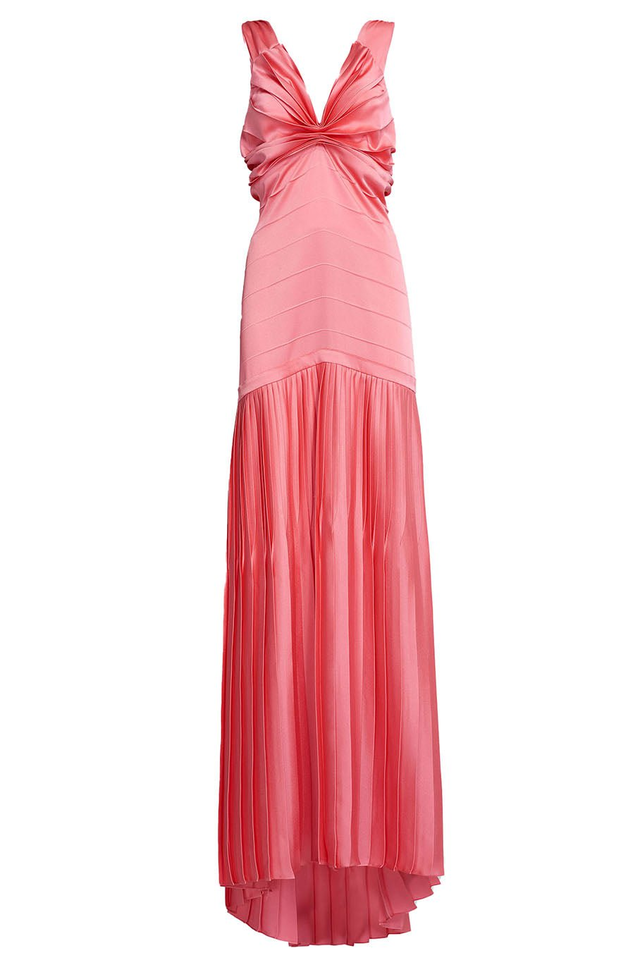 Plisset Sleeveless Gown