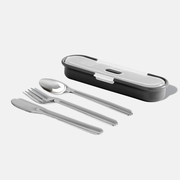 Gourmet Stainless Steel Utensils and Case