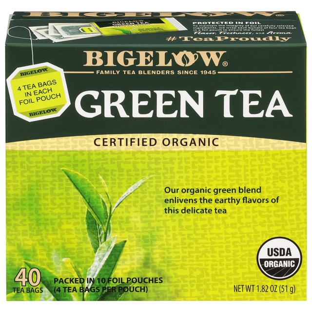 Organic Green Tea 40 Count