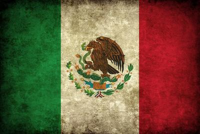 Grunge Mexican Flag