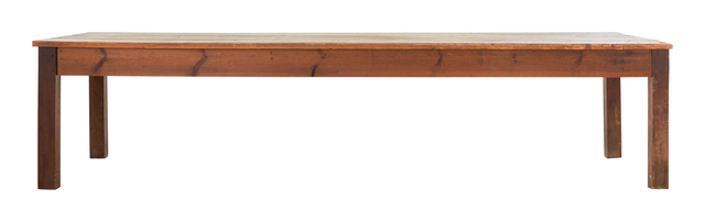 Vintage Wood Factory Table