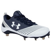 Under Armour Glyde Women's Metal Fastpitch Softball Cleats - White/Navy