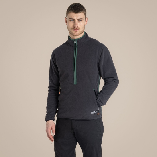 Men's CO2 Renu Half Zip Fleece Black Pepper