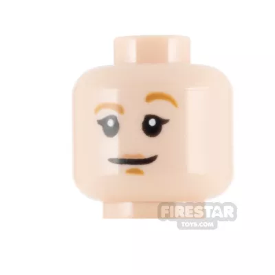 LEGO Minifigure Head Neutral with Raised Eyebrow and Shouting