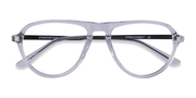 Stratosphere Aviator Clear Matte Black Glasses for Men | Eyebuydirect