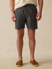 Essential Drawstring Short - Graphite Tide