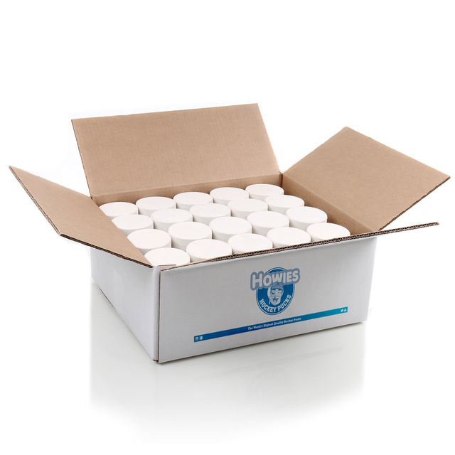 Howies White Training Hockey Pucks
