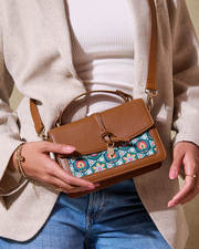 The London Satchel -  Floral | Digital Nomad