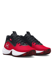 Under Armour Men's Lockdown 7 Red Logo Sneakers
