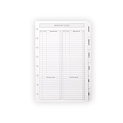 2026 Circa Monthly Tabs and Pullout Calendar