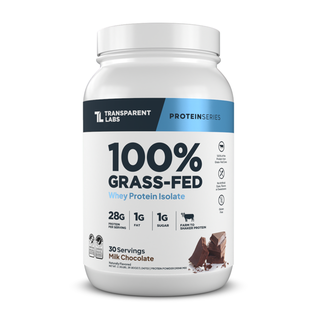 100% Grass-Fed Whey Protein Isolate - 2lbs