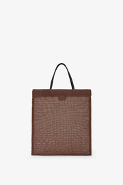 Barn mini beige mesh tote bag