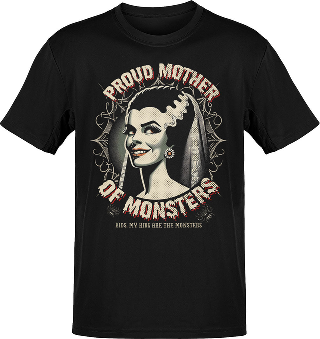 Proud Mother Of Monsters Old School Mm T-Shirt