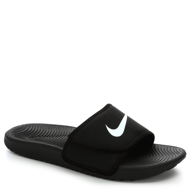 Nike Kawa Adj Slide Kids' Sandal (BLACK)