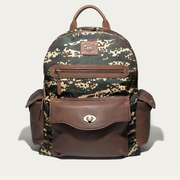 Canvas And Leather Backpack